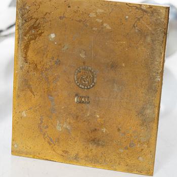 Edvin Öhrström, a pair of "Egyptisk" candlesticks, Firma Svensk Tenn, Stockholm 2008.