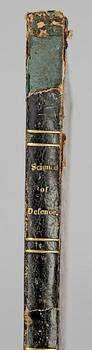 BOK, "A Treatise on the Science of Defence for the Sword, Bayonet an Pike in close action" av Gordron Anthony, andra uppl, London 1806.