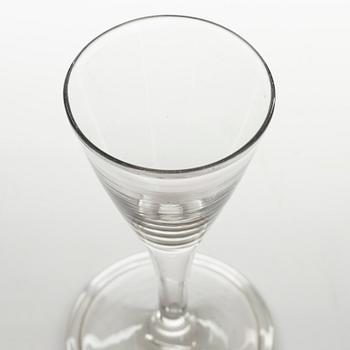 A glass, 18th Century.
