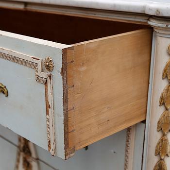 BYRÅ, Louis XVI-stil, Maple & Co, London & Paris, 1900-talets första hälft.