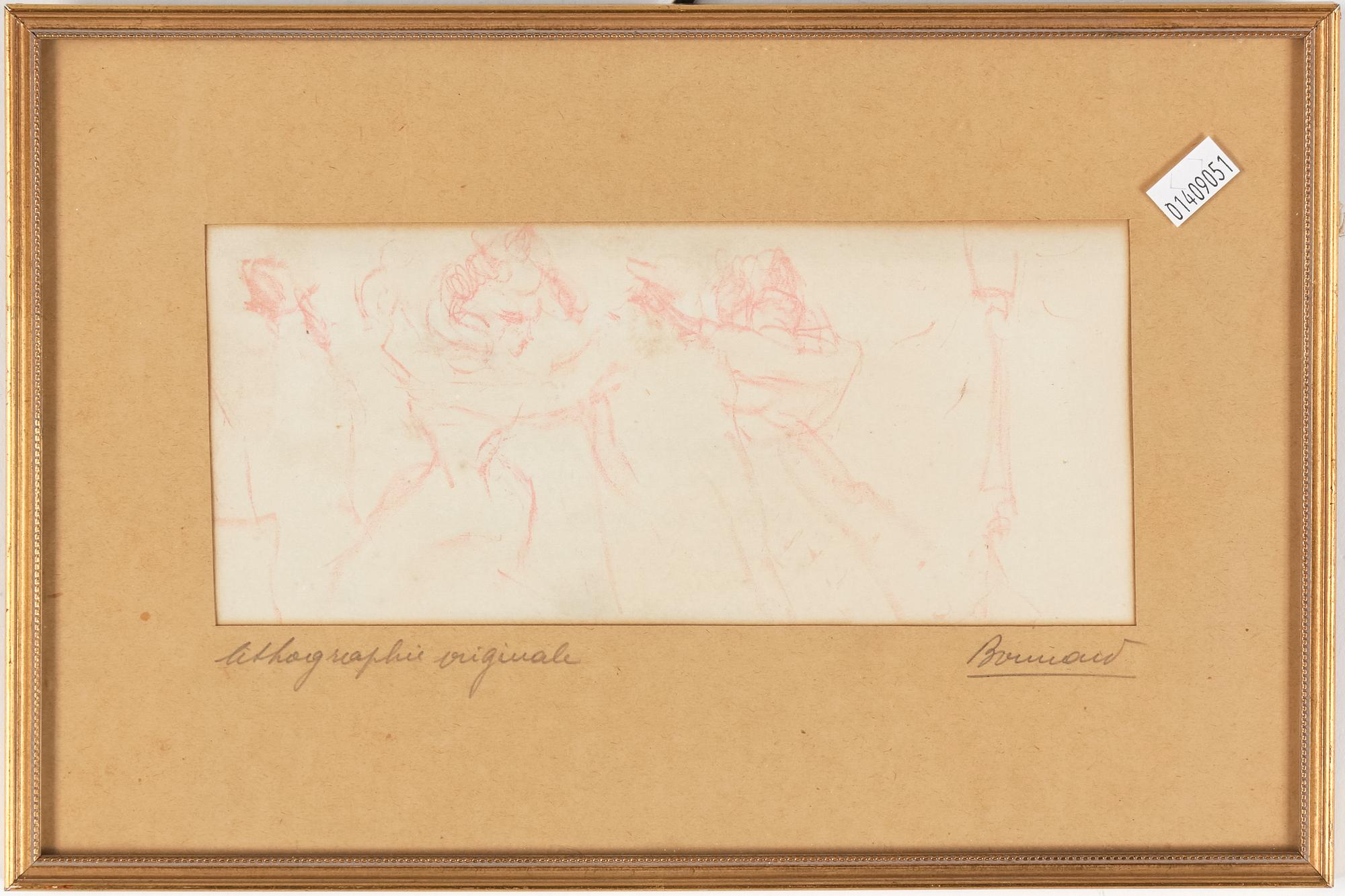 PIERRE BONNARD, litografi. Ur "Parallèllement", A. Vollard, Paris 1900.