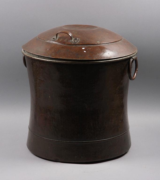 VATTENTUNNA, koppar, 1800-tal.