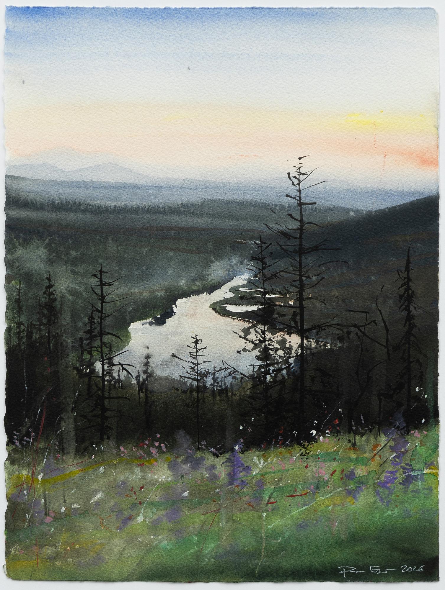 Peter Eugén, View over Åresjön.