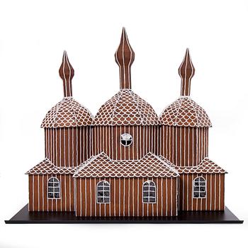 PEPPARKAKSHUS, kyrka, NK 2015, JoAnn Tan Studio.