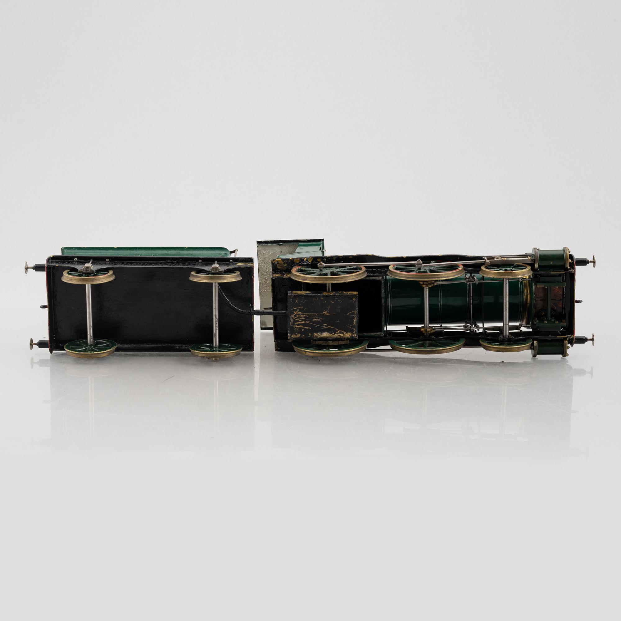 A steam locomotive, early 20th Century.