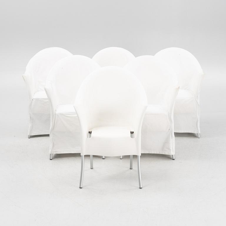 Philippe Starck, stolar, 6 st, "Lord Yo", Driade, omkring år 2000.