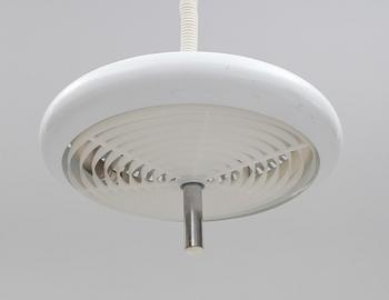 TAKLAMPA, Lilux, design Hans Agne Jacobsen Markaryd. 1970-tal. Diameter ca 50 cm.