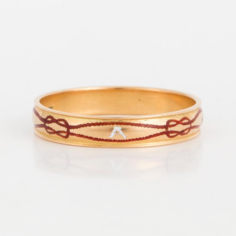 RING, Tempelriddareorden, 18K guld.