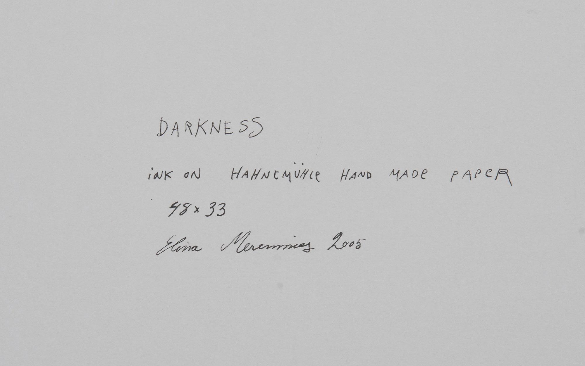Elina Merenmies, "DARKNESS".