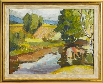 Erling Ärlingsson, oil on canvas, signed and dated 1940 on verso.