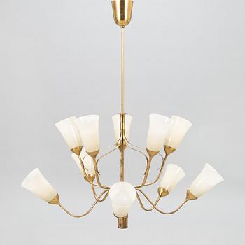 Paavo Tynell, a mid-20th-century '9007/10 chandelier for Taito.