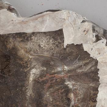 CLAES UVESTEN, objekt, 2 st, glas, signerade.