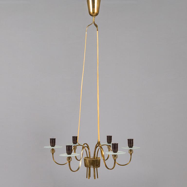 Paavo Tynell, A mid-20th century chandelier for Taito, Finland.