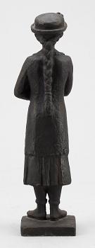 PETER LINDE, SKULPTUR, järn, sign.