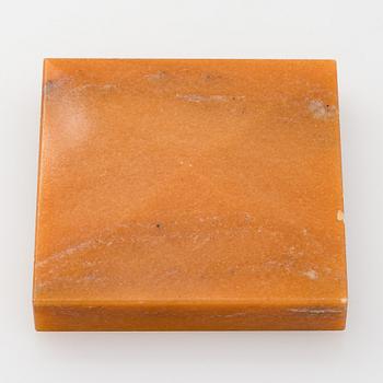 Bertel Gardberg, A lidded silver box with rosewood interior,  for Kultateollisuus, Turku 1968.