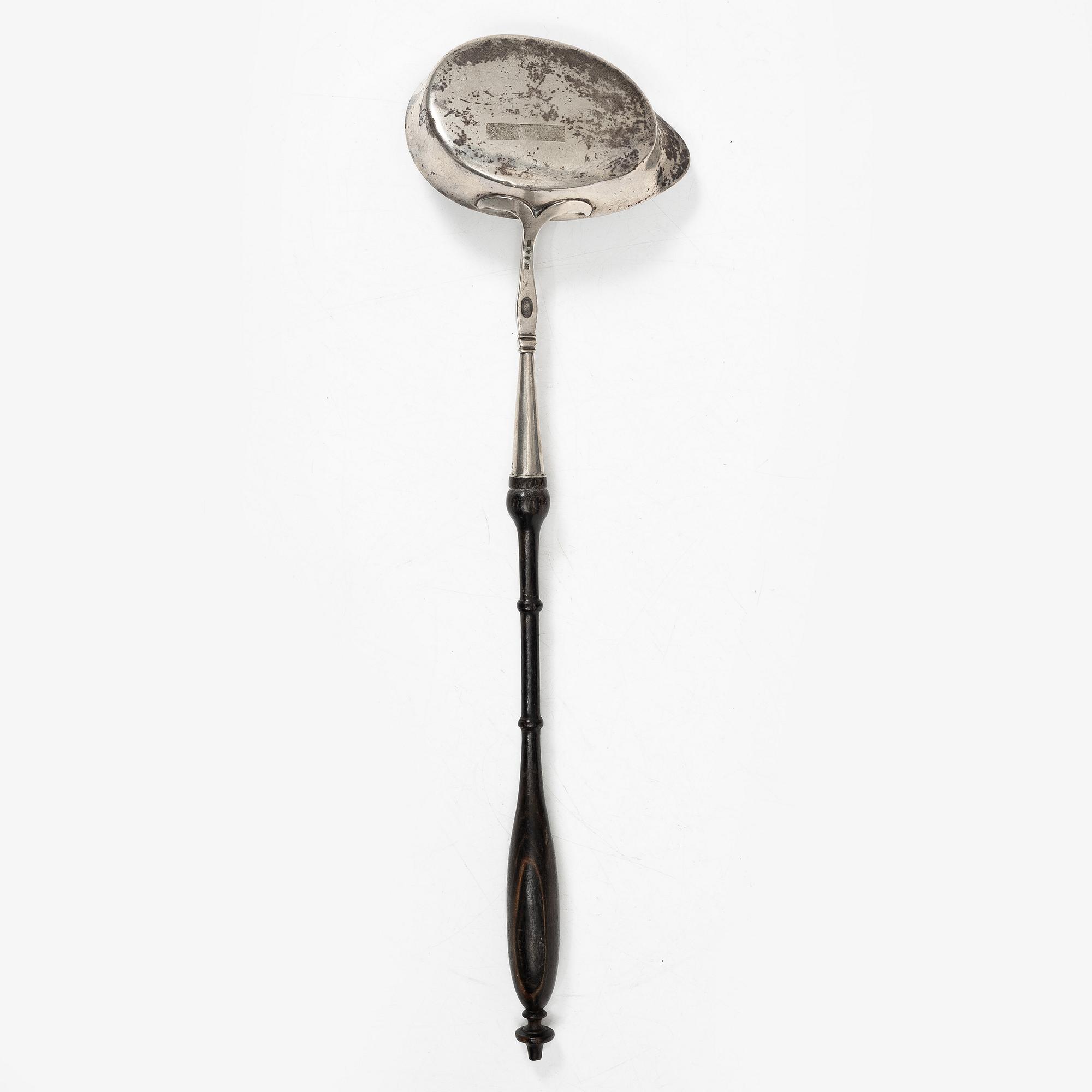 Pehr Fredrik Palmgren, soppslev, silver, Stockholm, verksam 1850-1878.