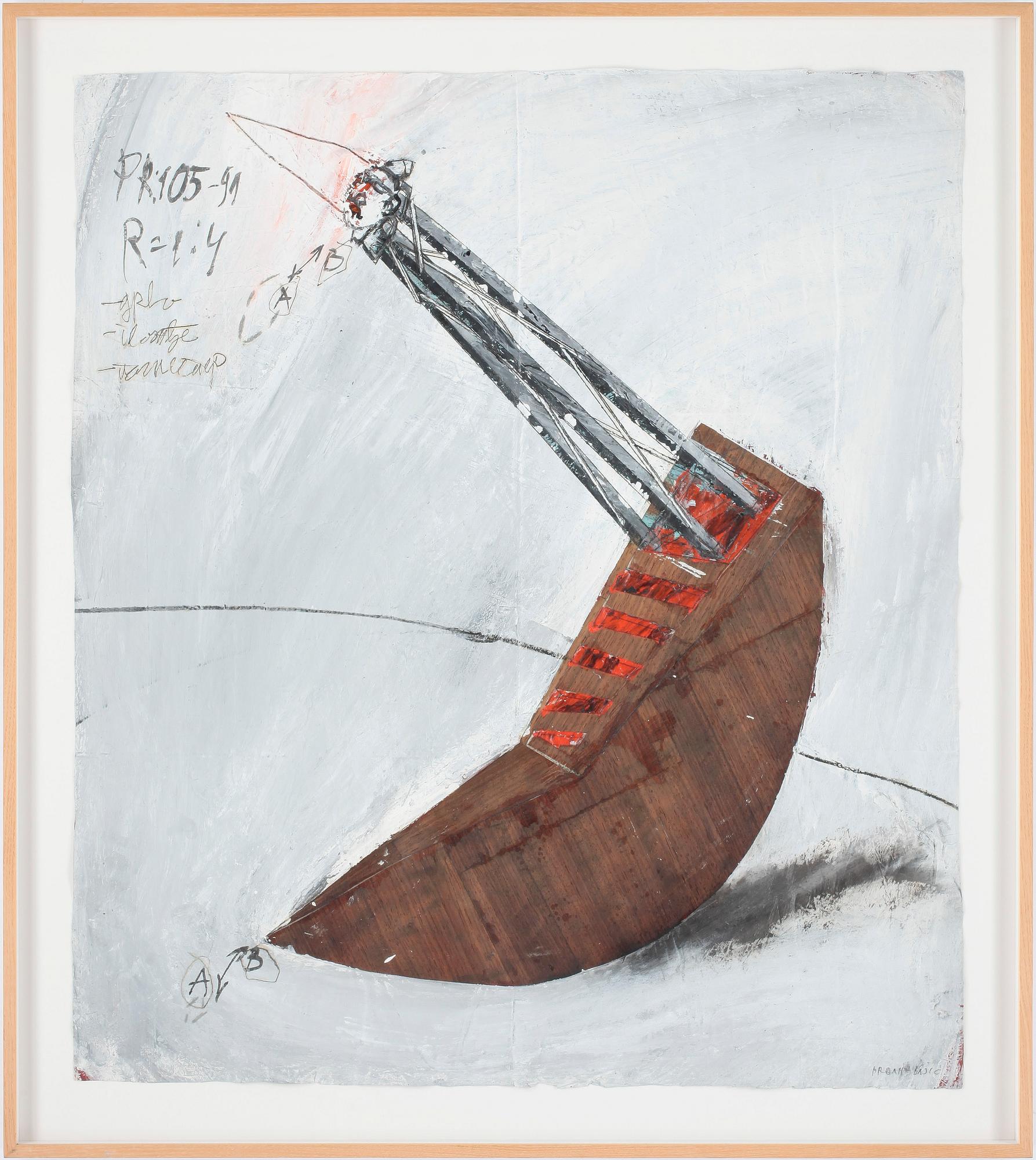 MRDAN BAJIC. Blandteknink. Sign Mrdan Bajic.