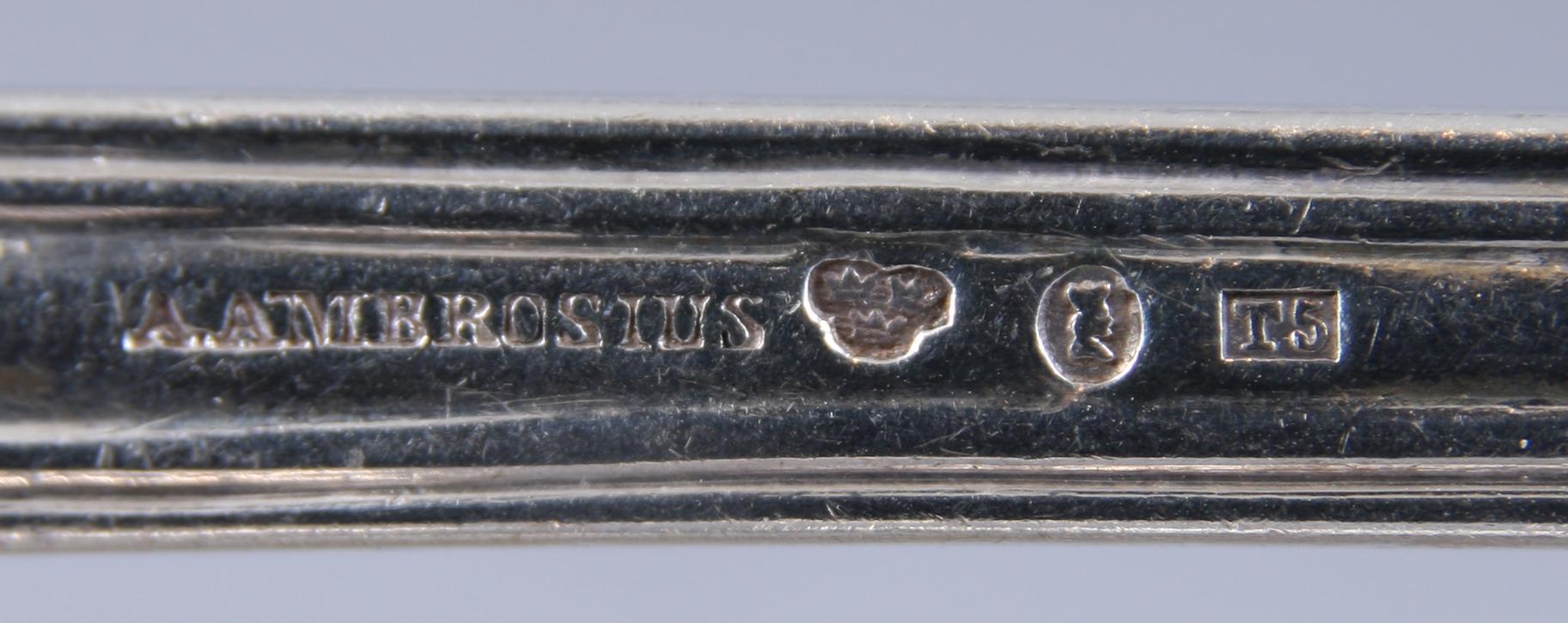 BESTICKSERVIS, 24 delar, silver.