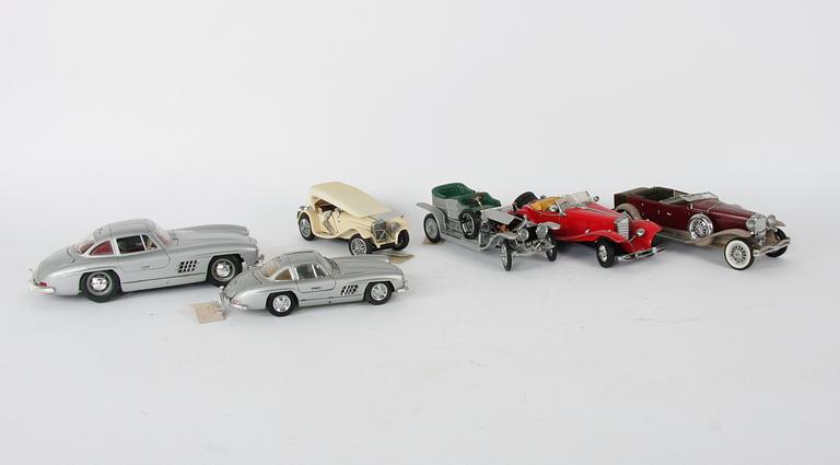 MODELLBILAR, 6 st, Franklin Mint.