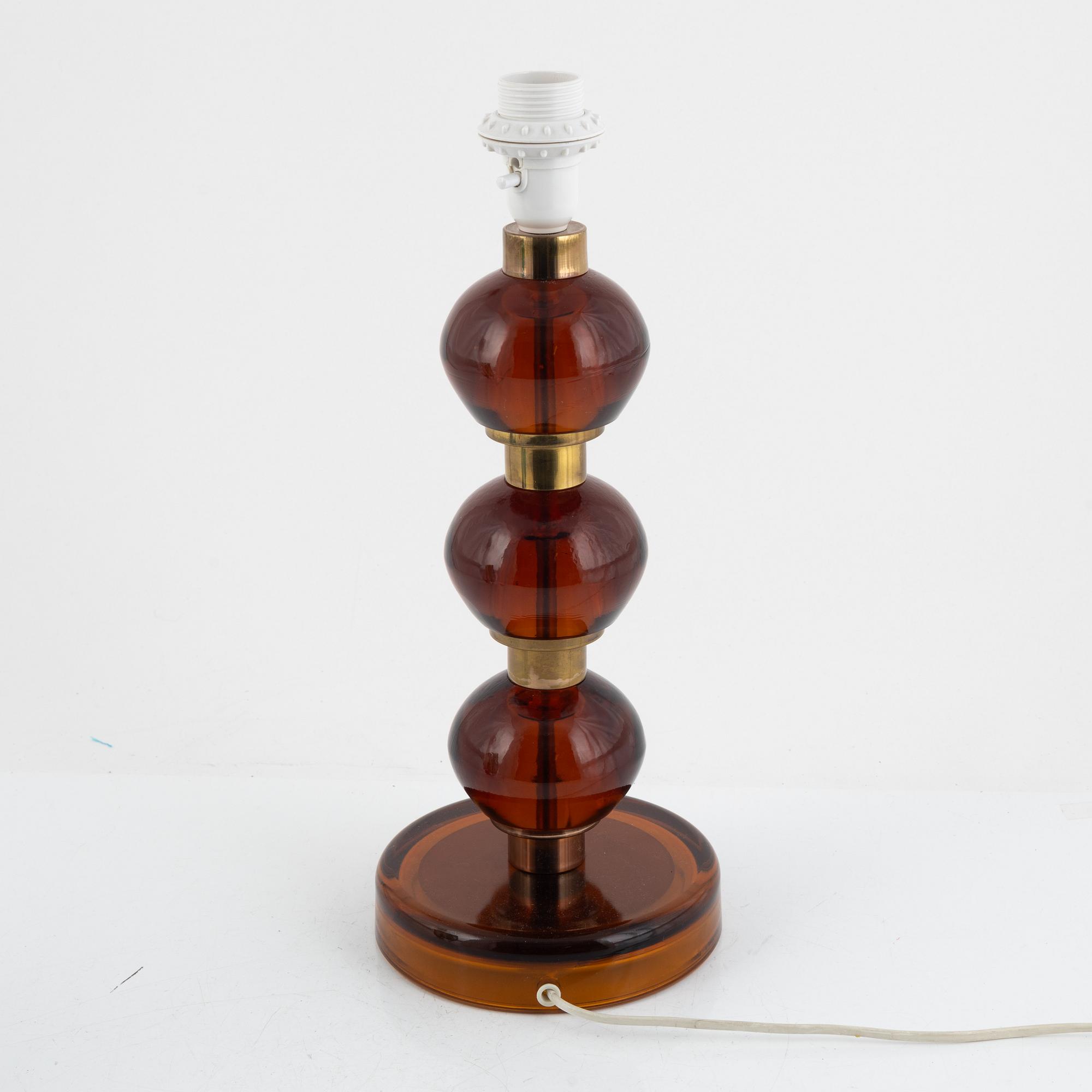 Table lamp, NAFA Nybro armaturfabrik, 1960s.