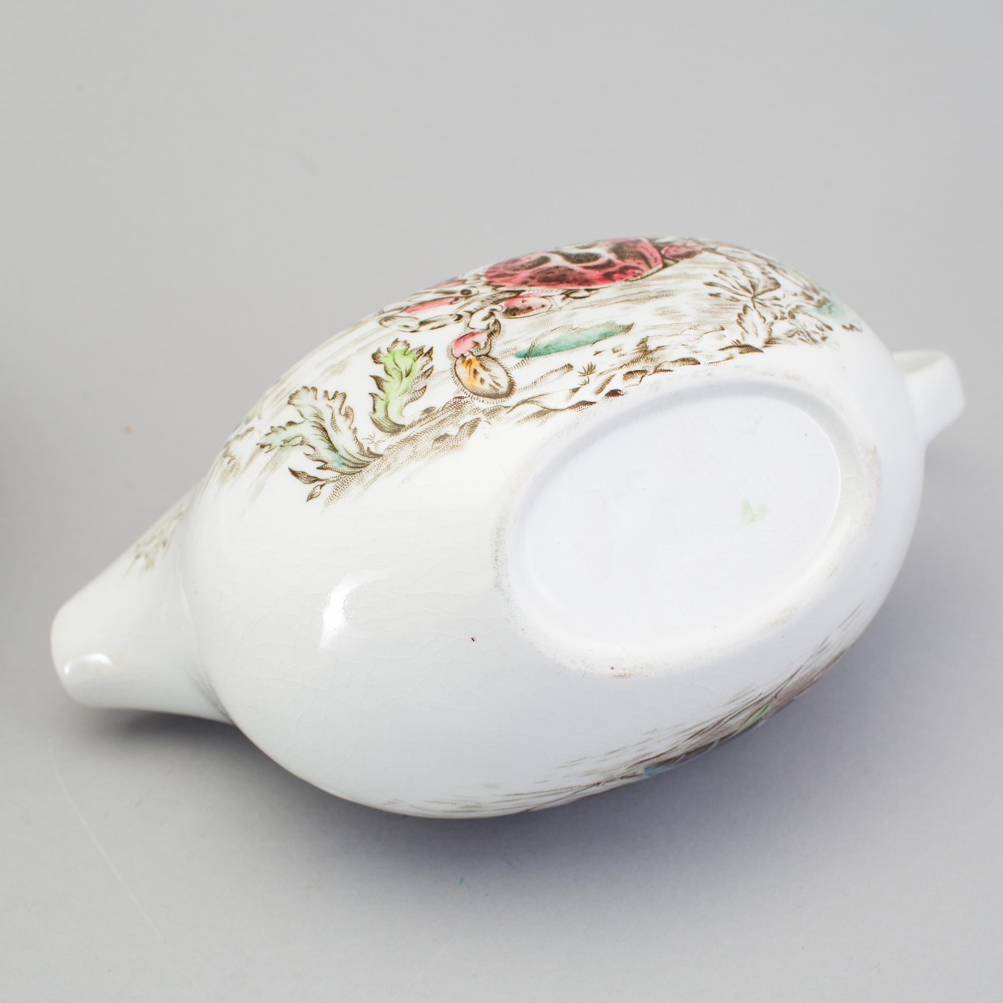 A nine piece earthenware service by Johnson Bros, England, second half of the 20th century.