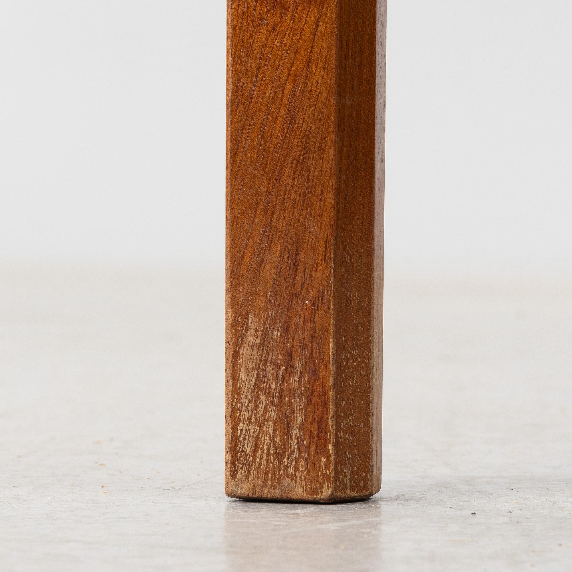 Ole Wanscher, attributed to. A Demi-Lune Table, A.J. Iversen, Denmark, mid-20th century.