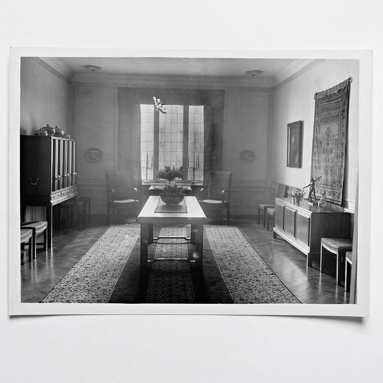 a walnut sideboard, Stockholm, 1932.