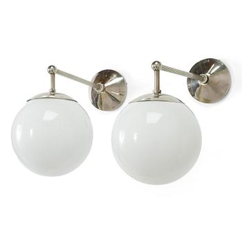 Paavo Tynell, a pair of 1930s '7208' wall lights for Taito.