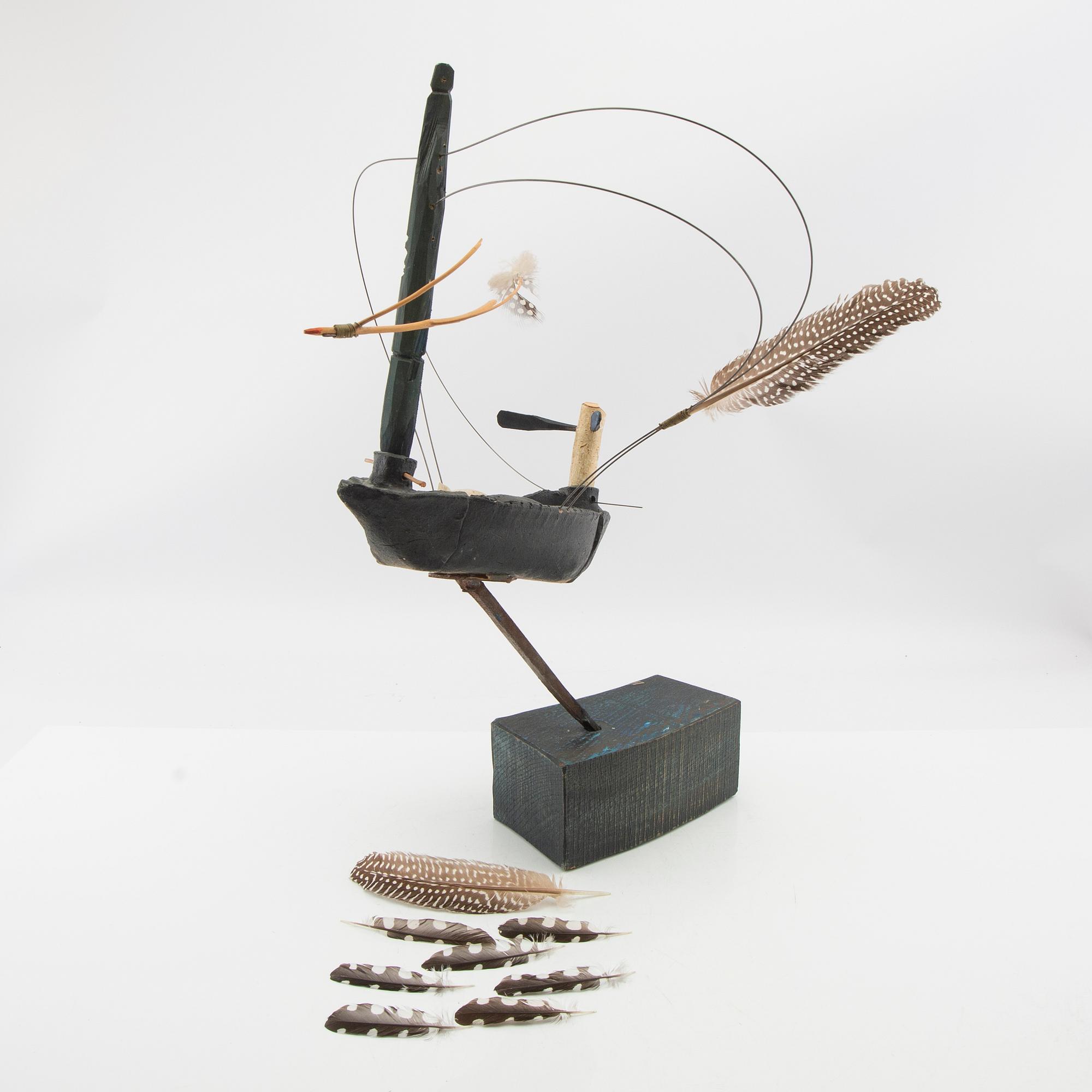 Bertil Vallien, sculpture, not signed 1960s.