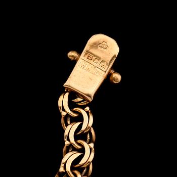 ARMBAND, 18K guld, svenska stämplar, 1940-tal. Total vikt ca 8,5 g.