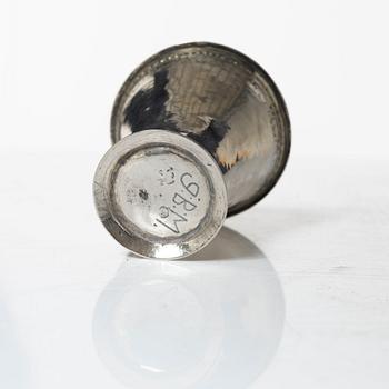 A Swedish silver beaker, mark of Lars Beckman d e, Örebro, active 1712-1748 (1752).