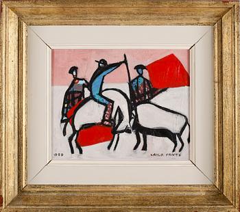 LAILA PRYTZ, olja på pannå, signerad och daterad 1959.