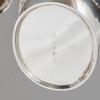 A Swedish silver coffee service, marks of Carl Fredrik Carlman, Stockholm 1945-1947.