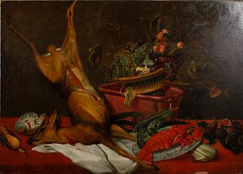 FRANS SNYDERS, kopia efter, olja på duk, 1800-tal.