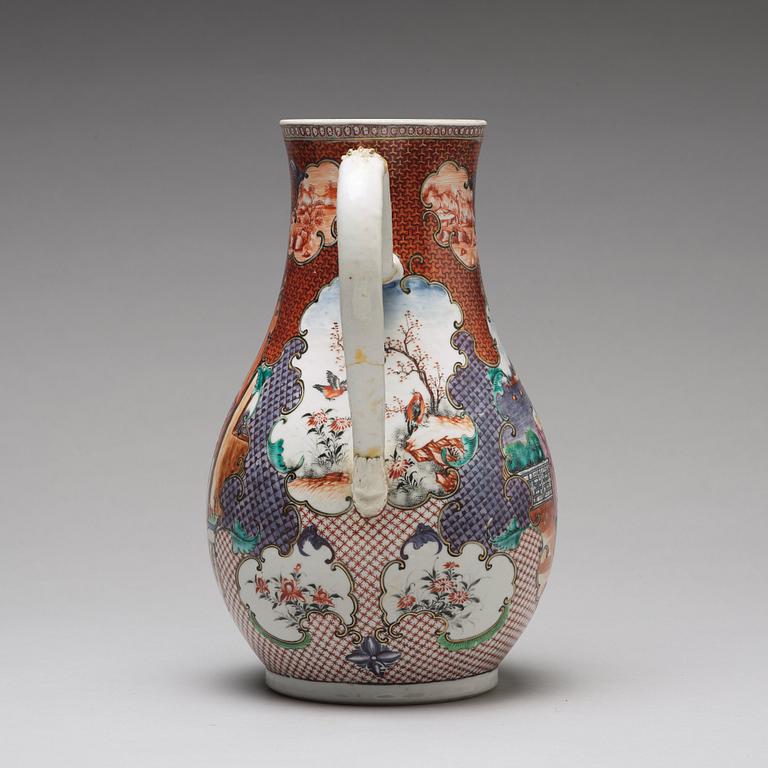 KANNA, porslin. Qingdynastin, Qianlong (1736-95).