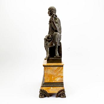 A late Empire mid 1800s table clock.