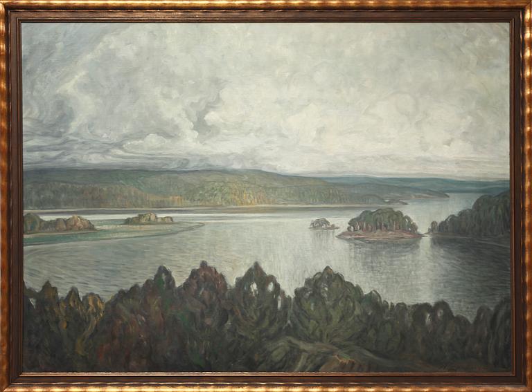 AXEL ZACHRISON, olja på duk, sign.