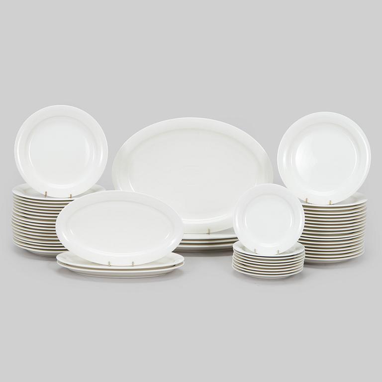 Inkeri Leivo, A 52-piece porcelain tableware set, 'Arctica' Arabia Finland.