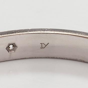 Cartier, rannekoru "Love", 18K valkokultaa, briljanttihiottuja timantteja.