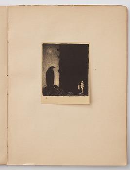 John Bauer, "Troll" 10 litografier i mapp/bok.