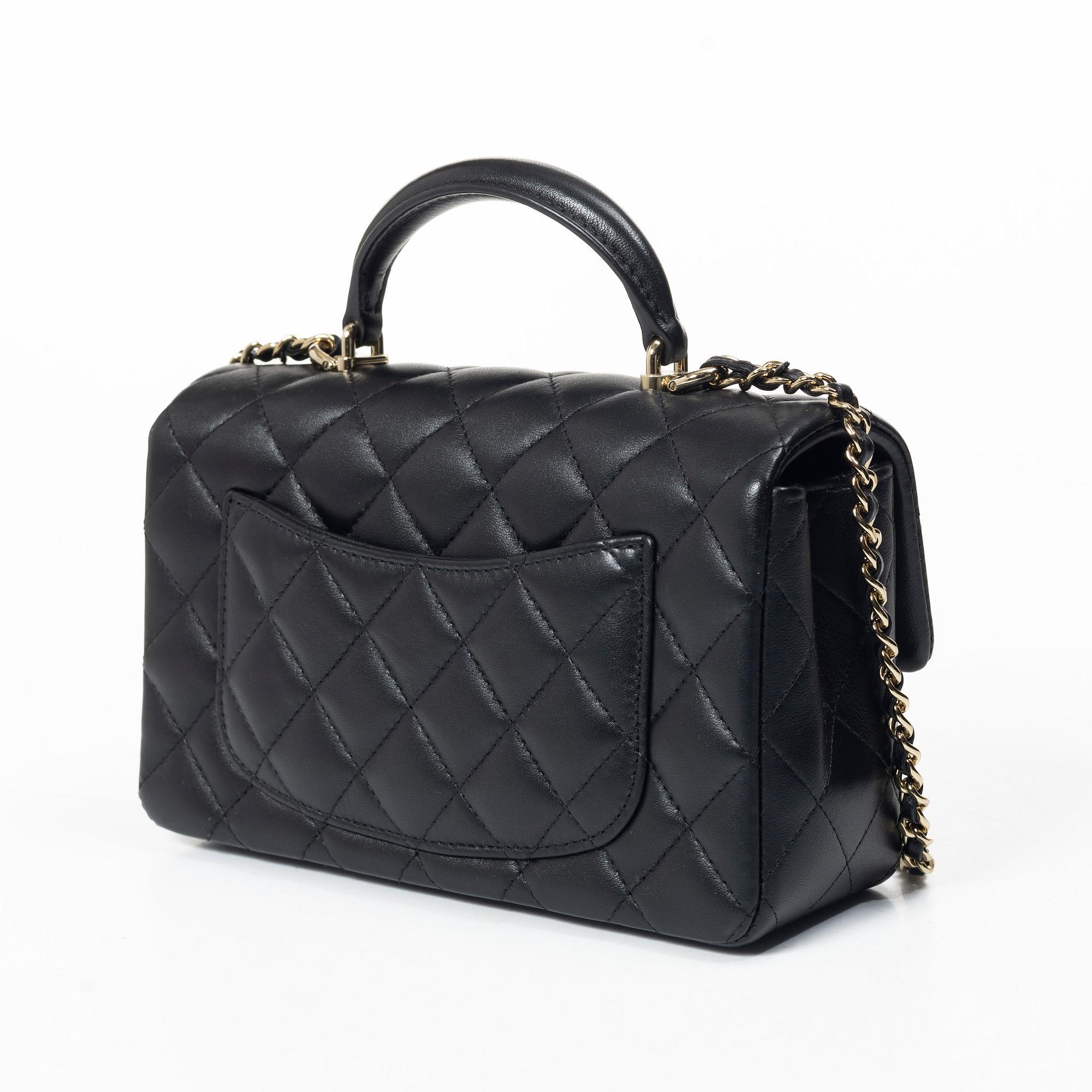 Chanel, väska, " Classic Mini Top Handle Flap Bag".