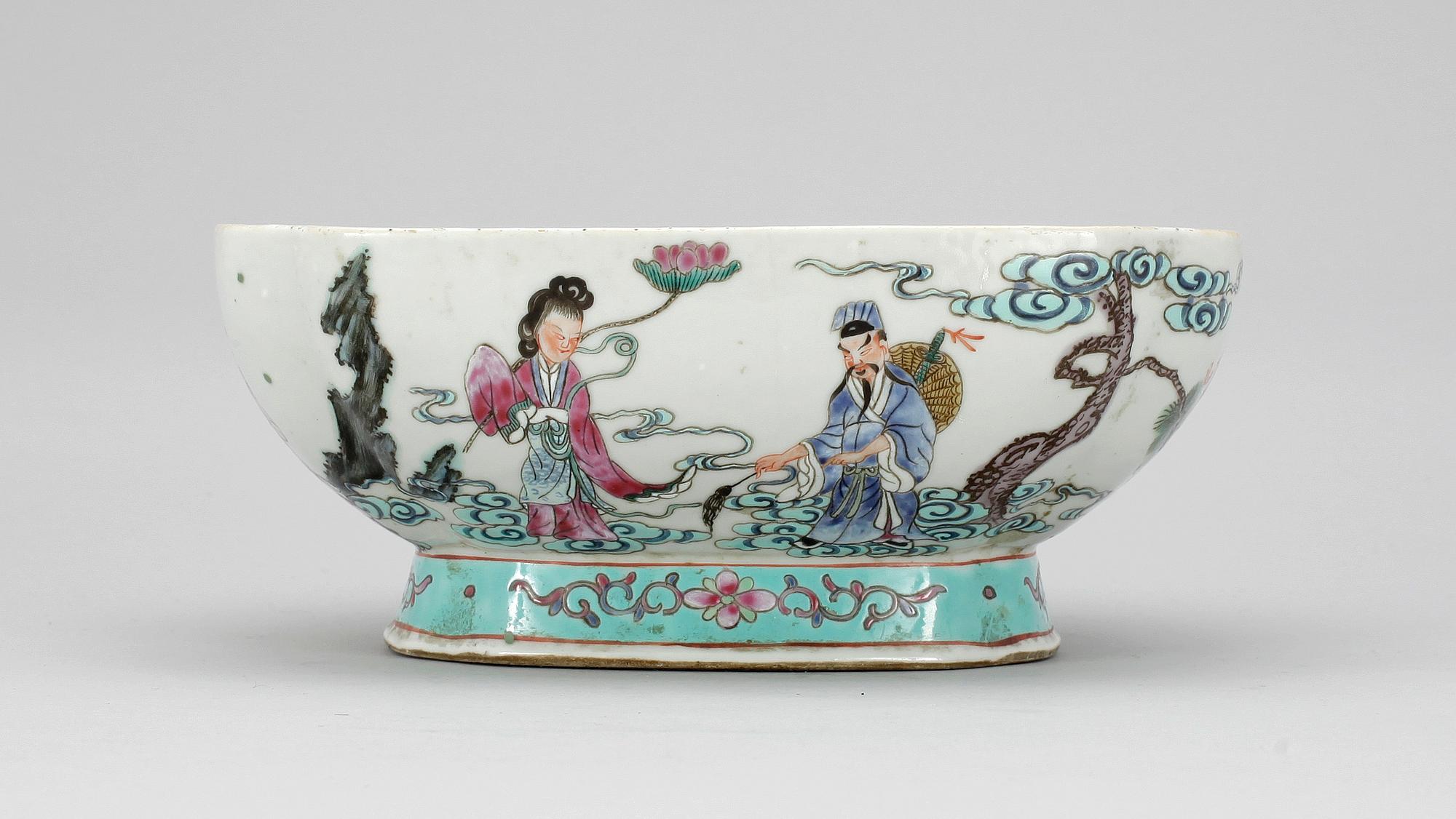 SKÅL, porslin, Kina, omkring sekelskiftet 1900.