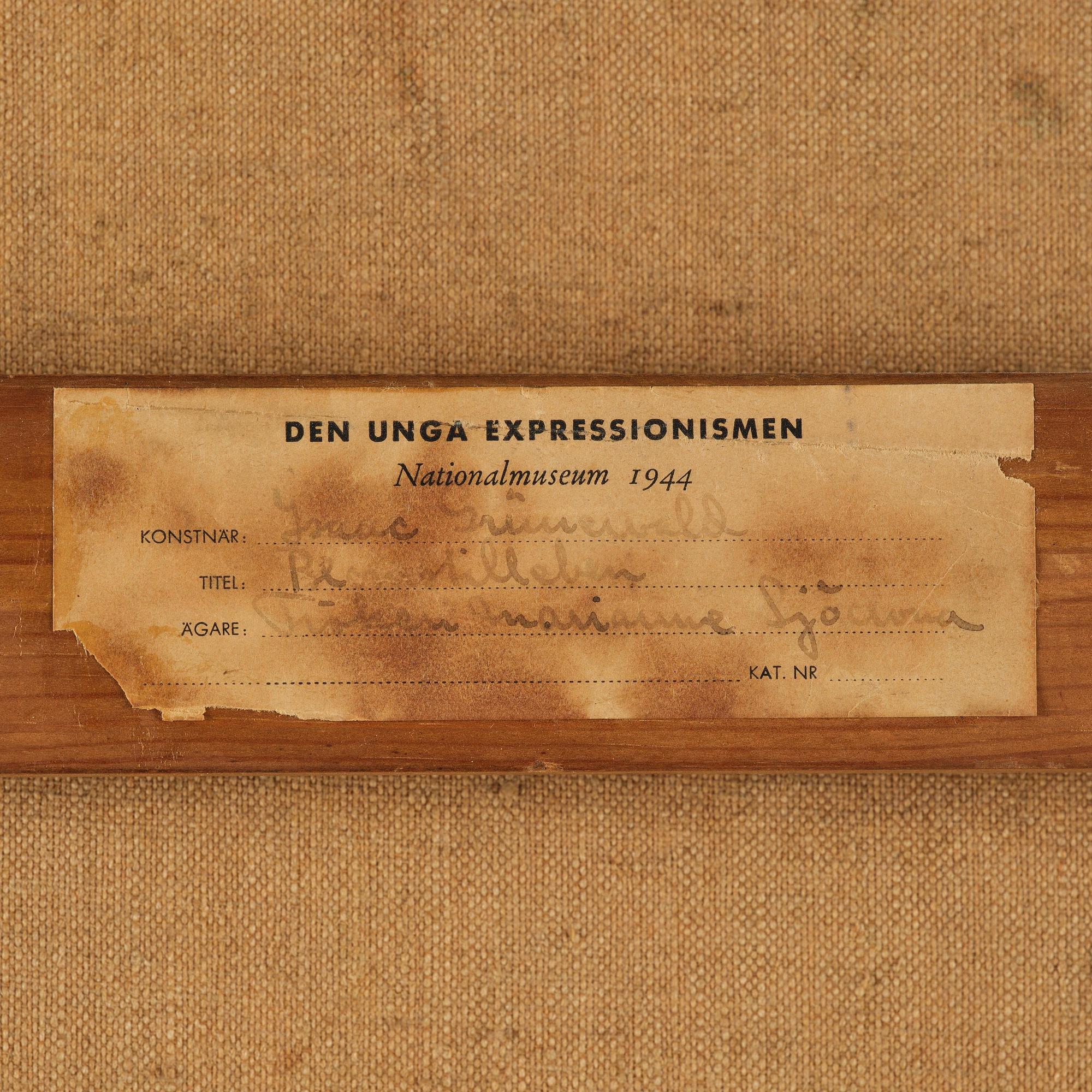 Isaac Grünewald, Blomsterstilleben.