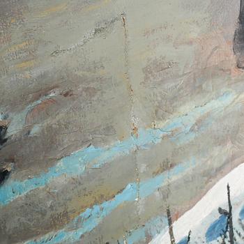 GUSTAF CEDERSTRÖM, kopia efter, olja på duk, utförd av C. Wadell, daterad 1894.