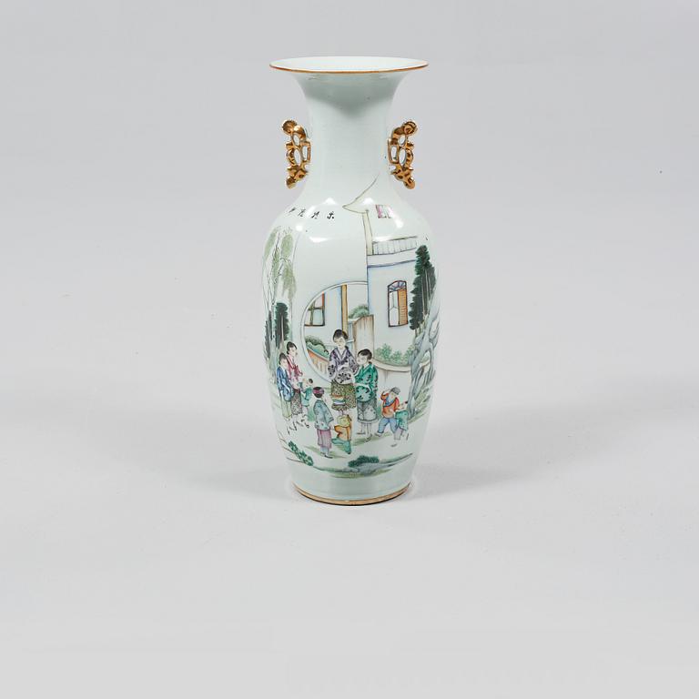 GOLVVAS, porslin, Kina, 1800/1900-tal.