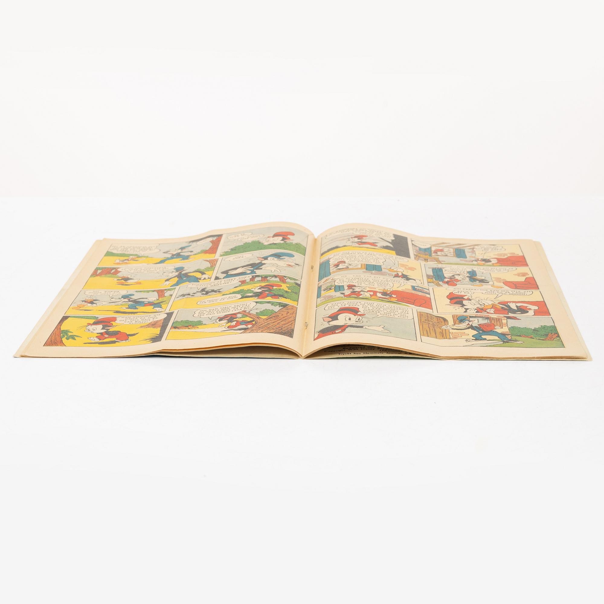 Comic book, “Kalle Anka & Co” No. 10, 1950.
