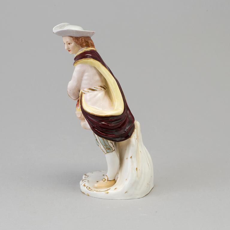 A Fürstenberg allegorical figure of winter, Germany circa 1910.