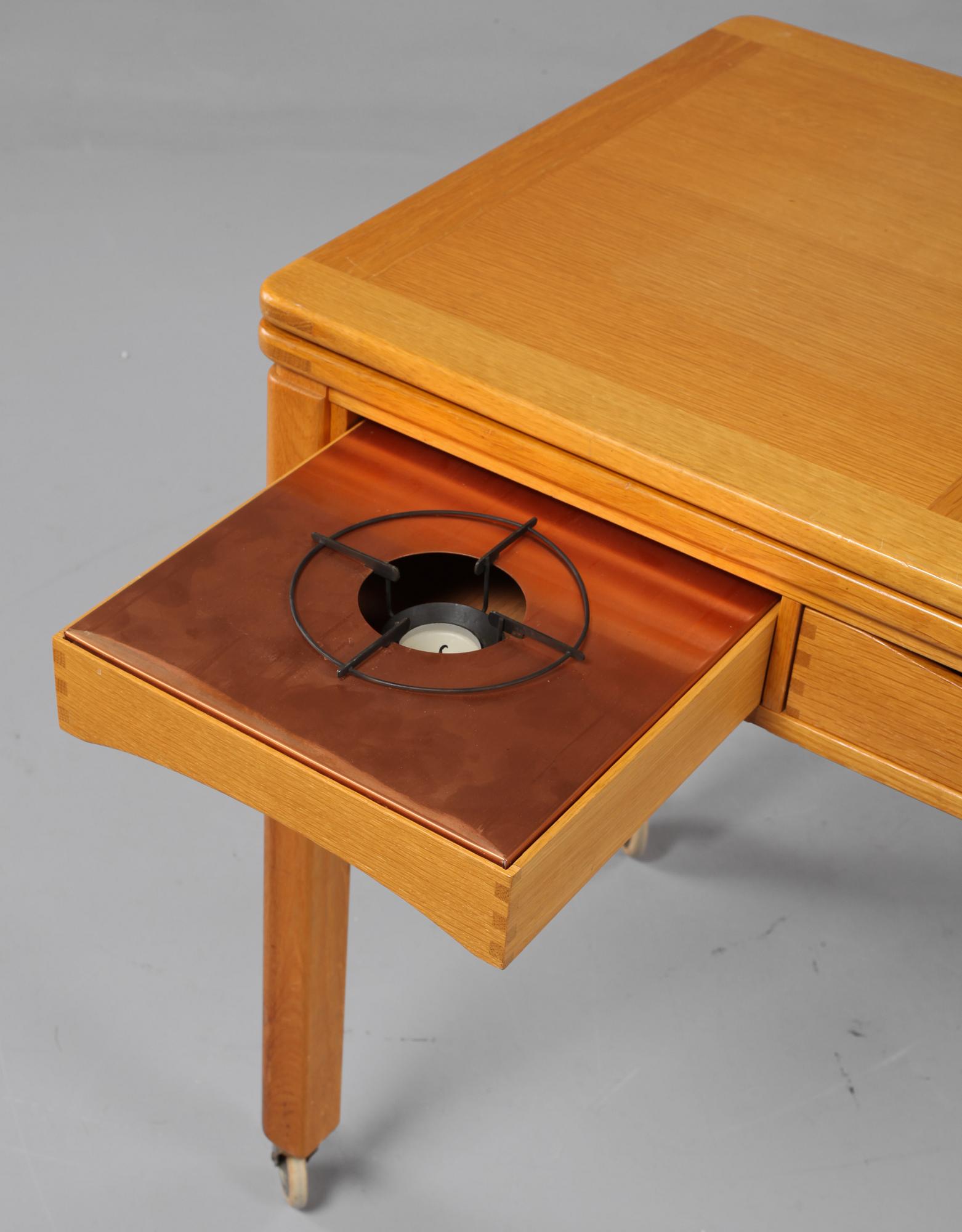 SERVERINGSVAGN, 1900-talets andra hälft.