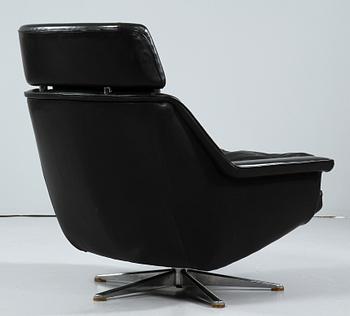 SNURRFÅTÖLJ, "Model 802", Werner Langenfeld, ESA Møbelværk, Danmark, 1900-talets andra hälft.