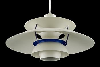 TAKLAMPA, "PH-lampa", Poul Henningsen, Louis Poulsen, 1900-talets fjärde kvartal. Höjd ca 29 cm.